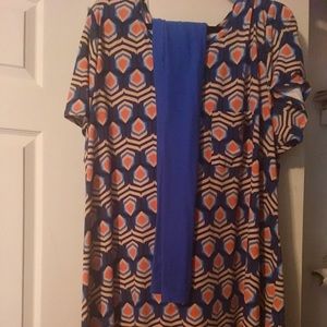 Lularoe outfit 3xl top and TC pants